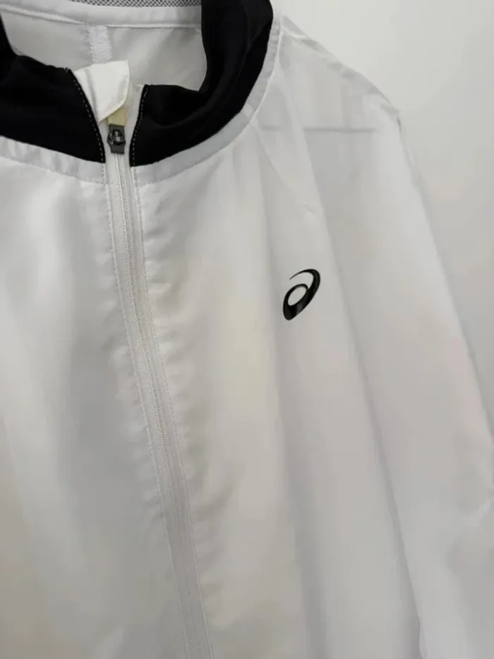 Veste de runing Asics femme blanche taille XL parfait état - photo numéro 2
