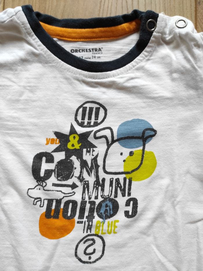 T-shirt manches longues 12 mois Orchestra - photo numéro 3