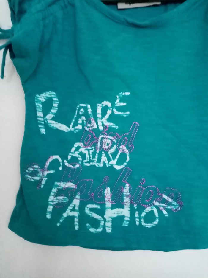 T-shirt turquoise TAO Taille 2 ans - photo numéro 2