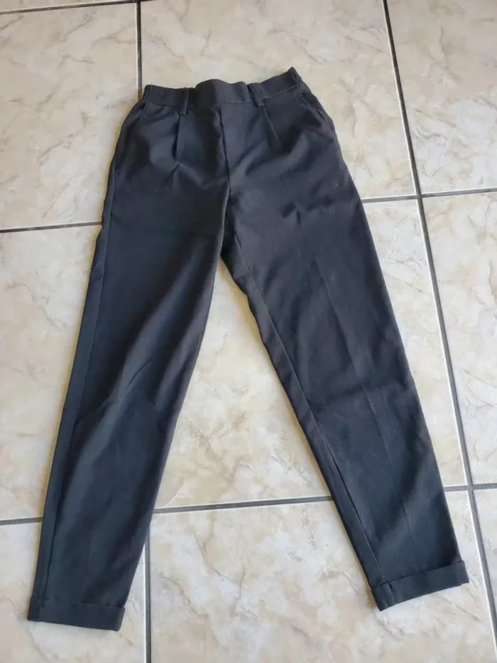Pantalon noir Bershka taille 34 - photo numéro 4