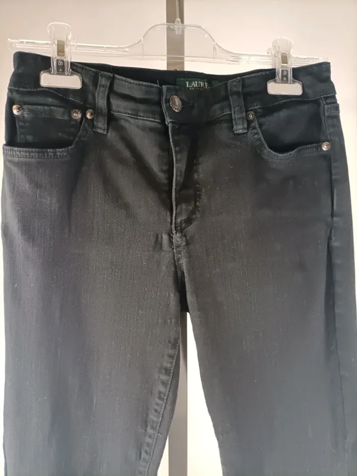 Pantalon Jean noir Ralph Lauren - taille S A063 - photo numéro 2