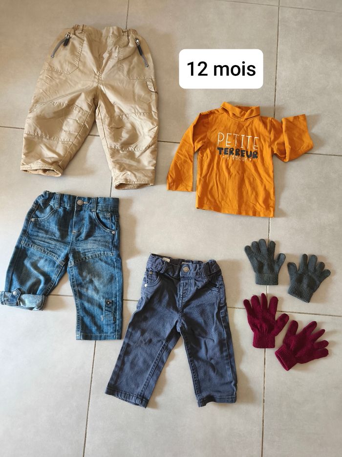 Lot hiver garçon 12 mois