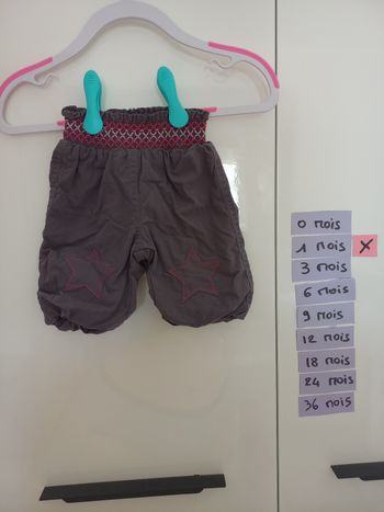 Pantalon 1 mois kitchoun