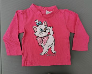 Tee-shirt Marie ML à col roulé 2 ans fille Disney baby 