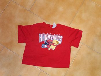 Tee shirt rouge Winnie l'ourson 12 mois