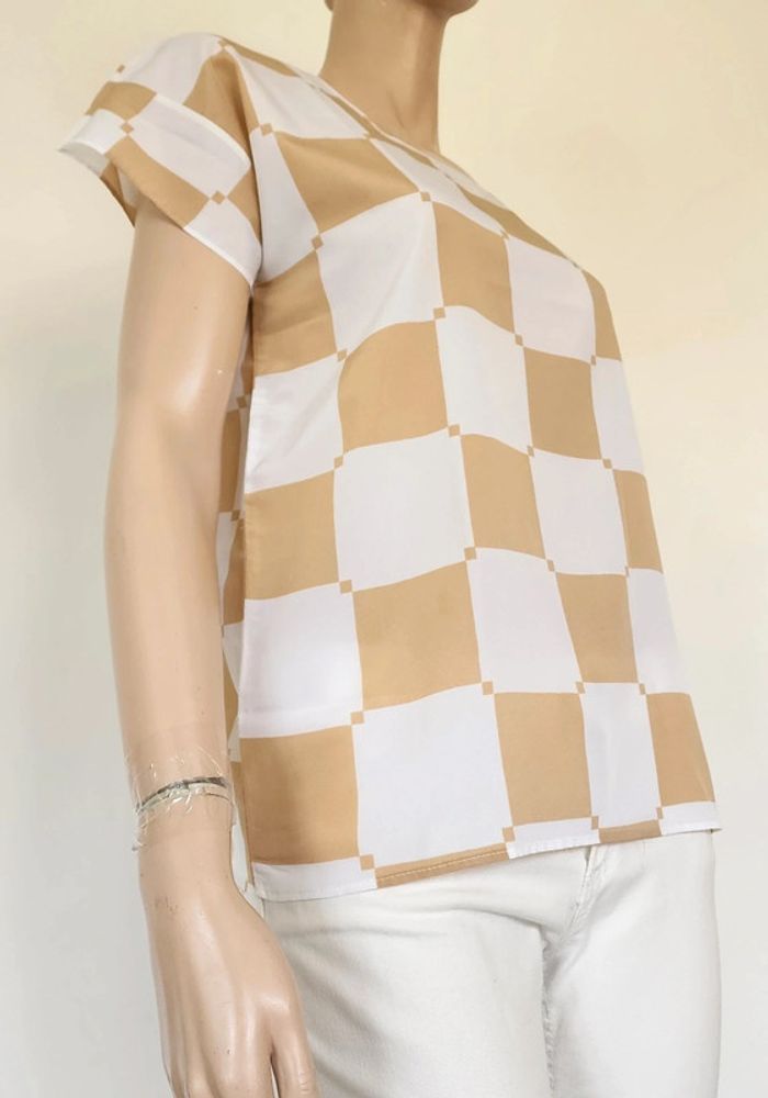 Blouse à carreaux Printemps T.40 - photo numéro 2
