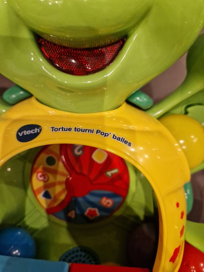 Tortue tourni pop balles vtech - photo numéro 3