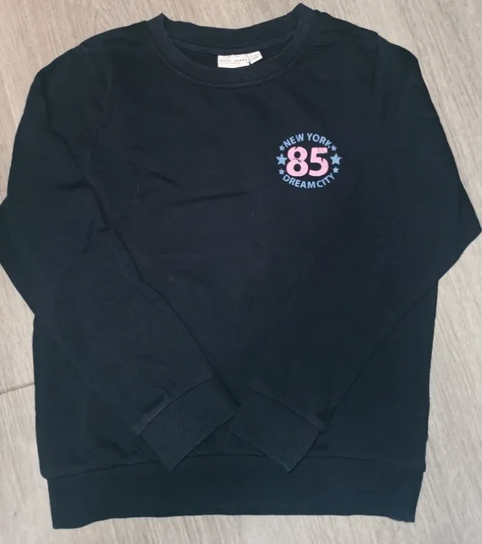 Pull fille 7-8 ans name it