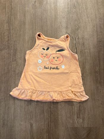 Tee shirt à bretelles