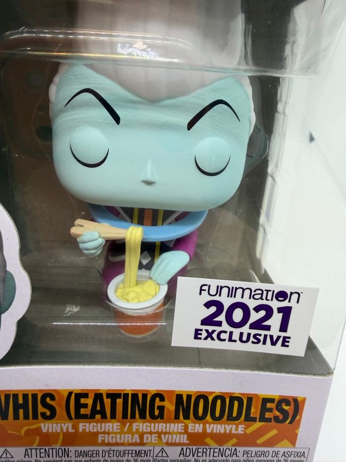 Funko Pop Dragon Ball Whis Eating Noodles 1089 Funimation 2021 🇺🇸 - photo numéro 2