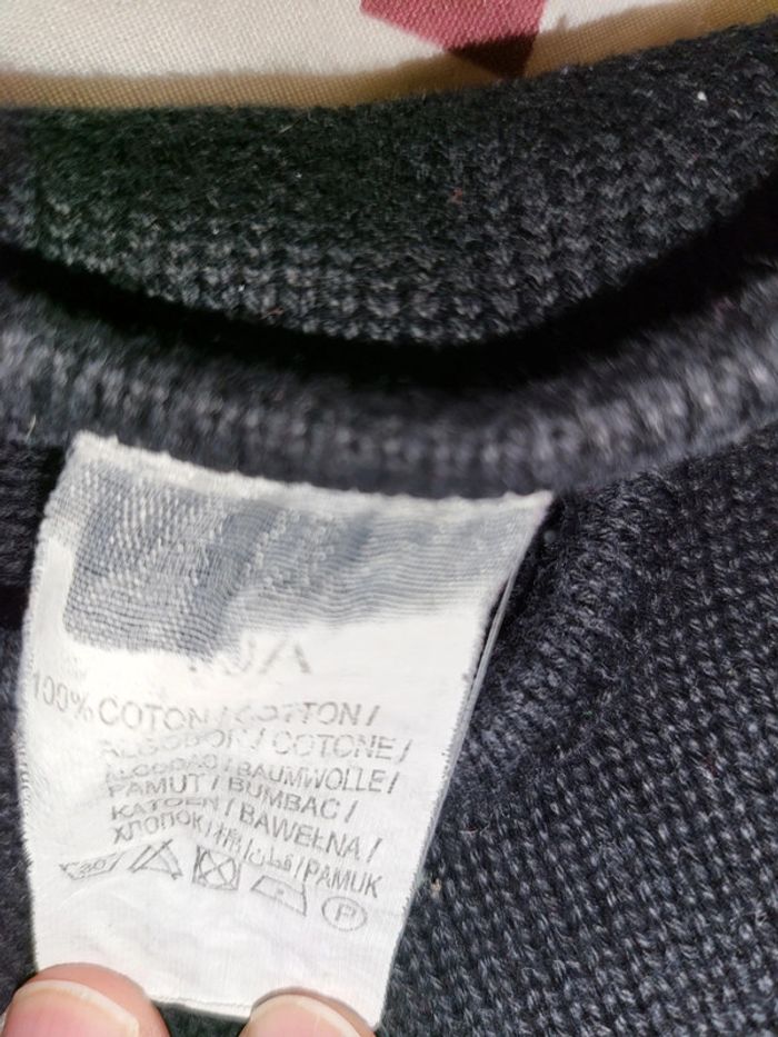 Pull coton noir 10 ans - photo numéro 2