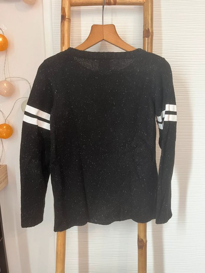 Pull à col rond floqué taille XS - photo numéro 4