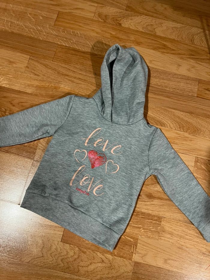 Sweat à capuche gris taille 3 ans complices
