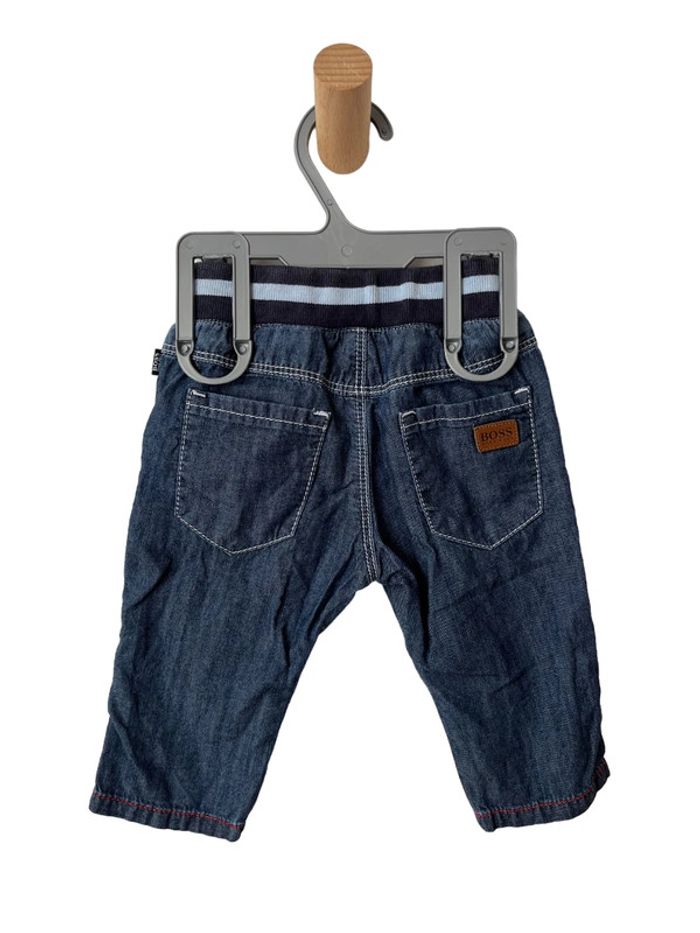 Jean / jegging léger bleu denim - Hugo Boss 3 mois (60cm) - photo numéro 3