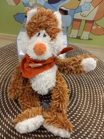 Peluche chat ou renard trudi petit modèle 21cm 