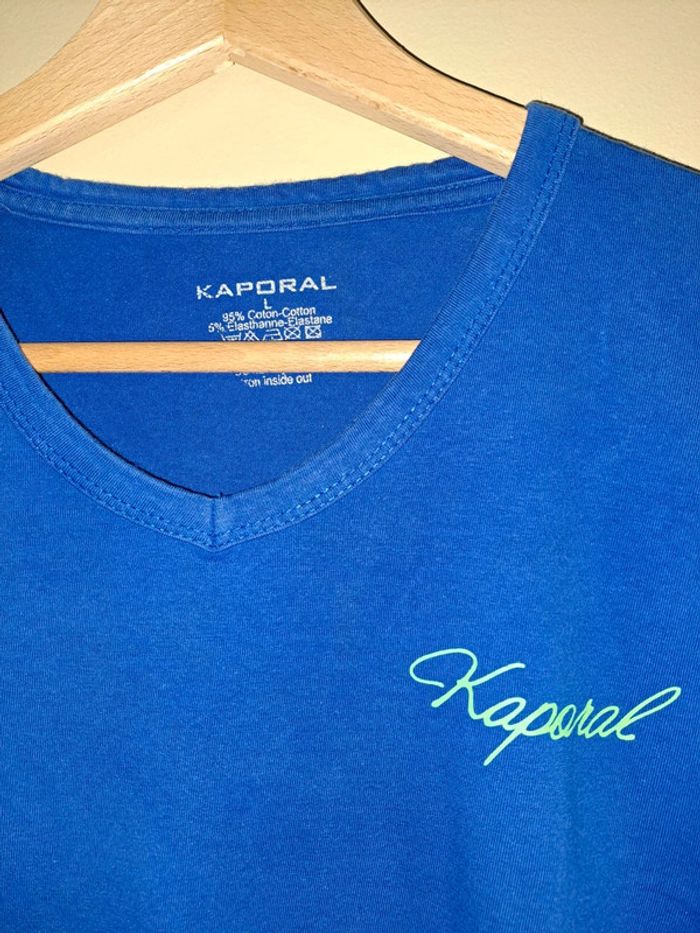 Lot de 3 T-shirts homme L avec petits défauts voir photos et légère décoloration de pliage - photo numéro 7