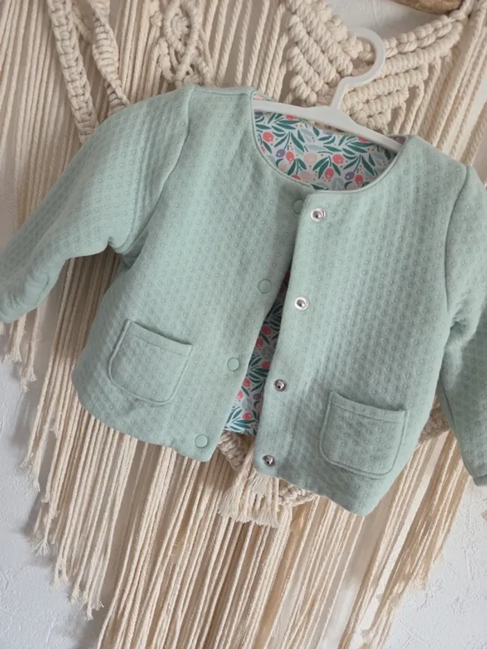 Jolie veste gilet obaibi 6 mois bébé neuve - photo numéro 2