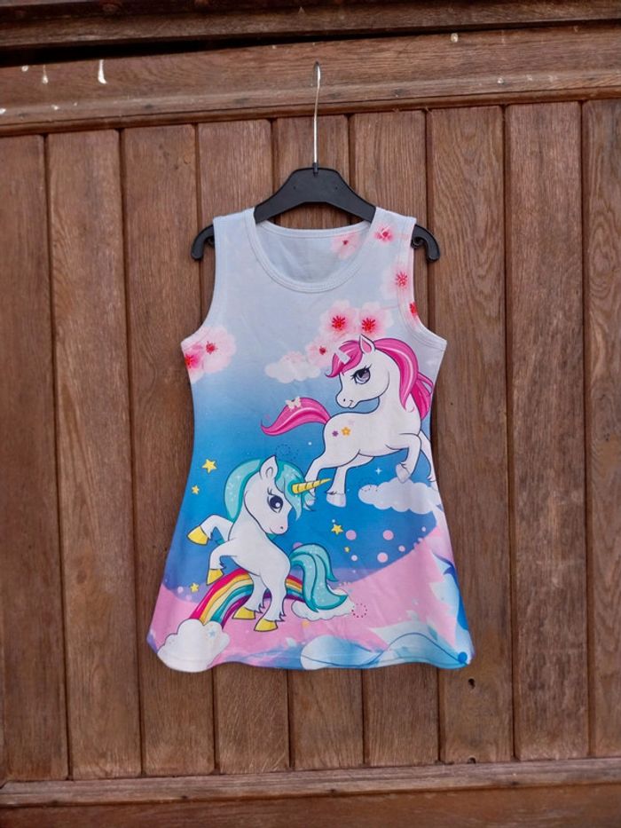 Robe licorne fille 6 ans