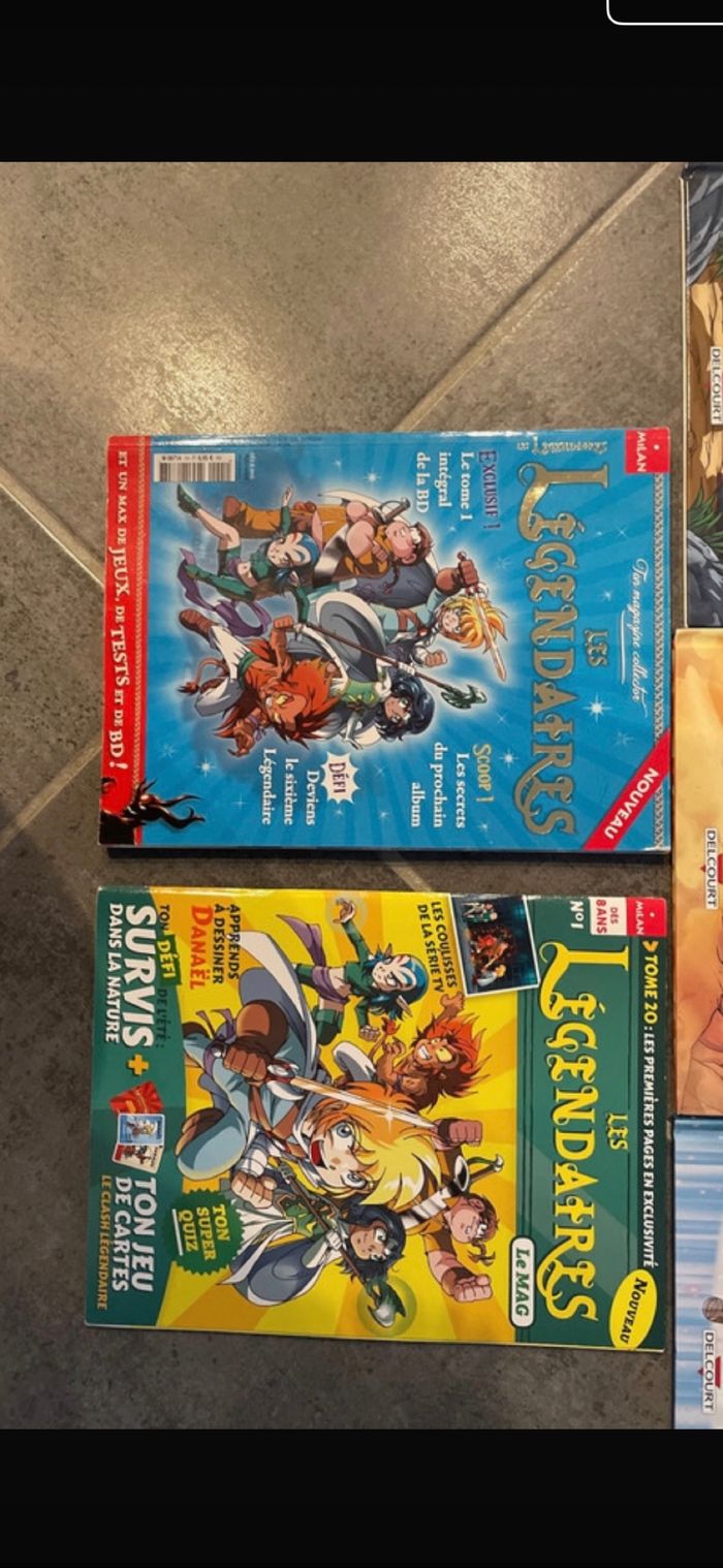 Lot de bande dessinées les légendaires - photo numéro 2