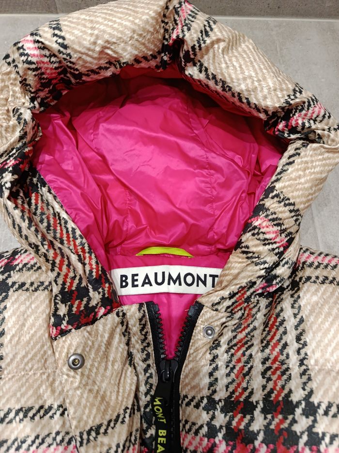 Doudoune Beaumont Amsterdam Femme T.36 Motif Carreaux – Très Bon État - photo numéro 5