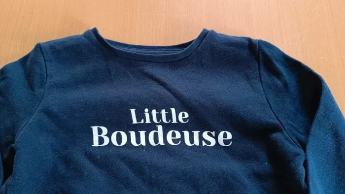 Pull col rond bleu marine - photo numéro 2