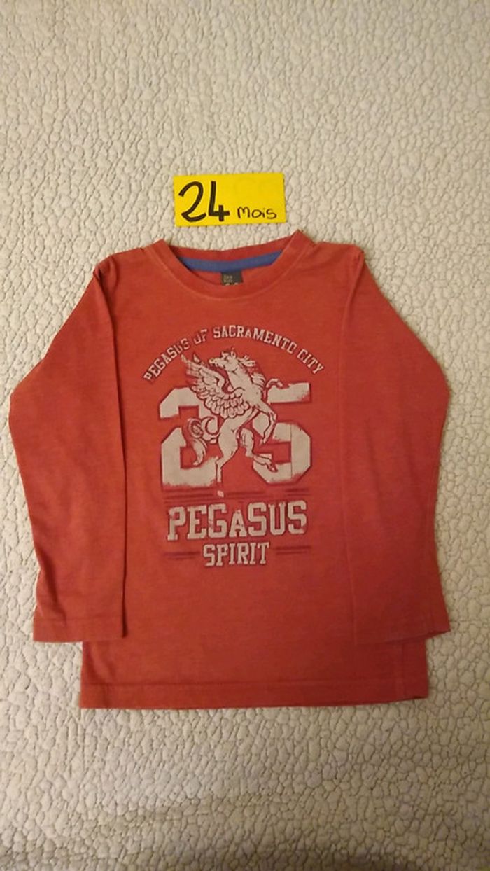 Tee-shirt Zara manches longues 2/3A