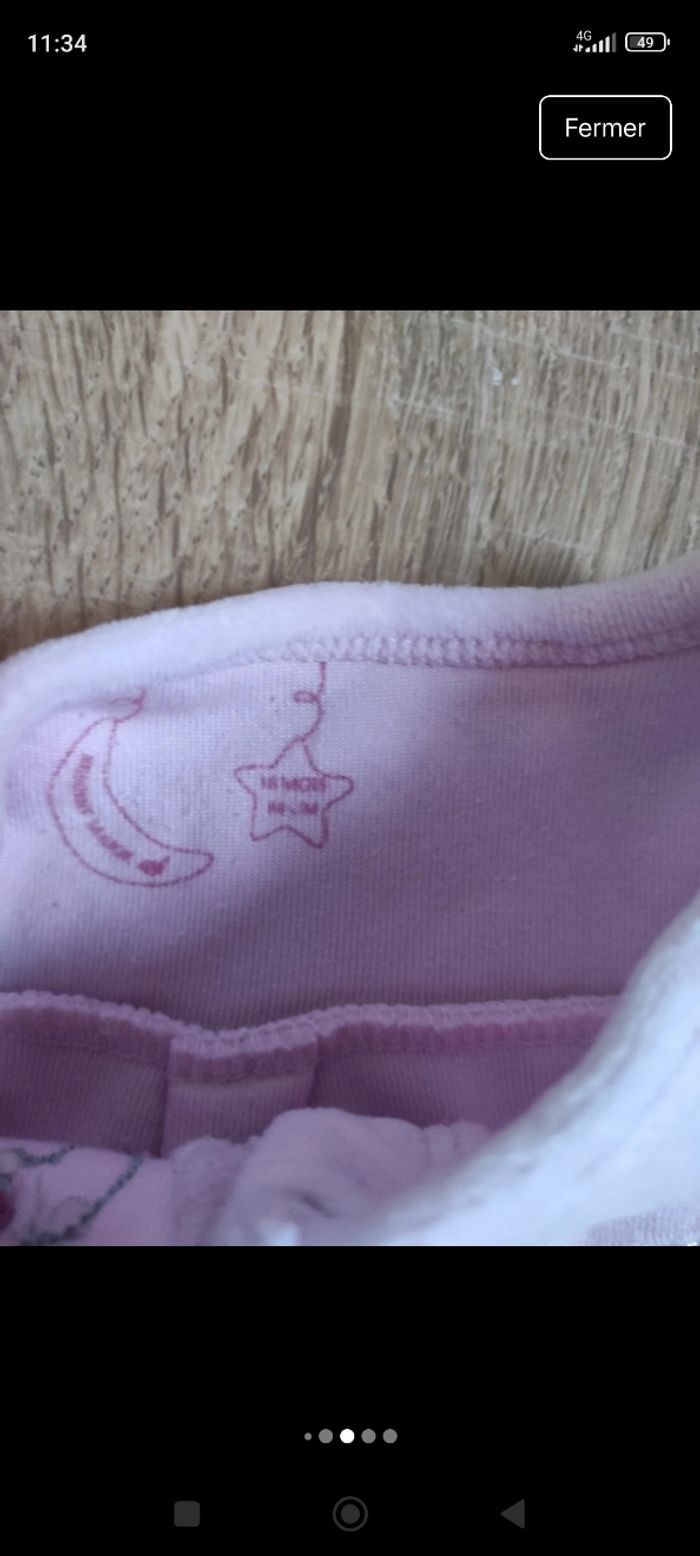 Pyjama bébé fille 18 mois Sergent Major - photo numéro 4