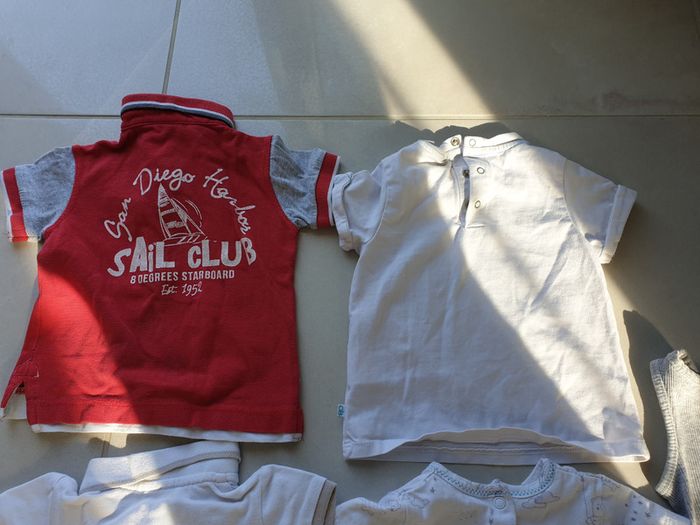 5 t-short manche courte 9 mois 71 cm 1an 12 mois 74 cm - photo numéro 9