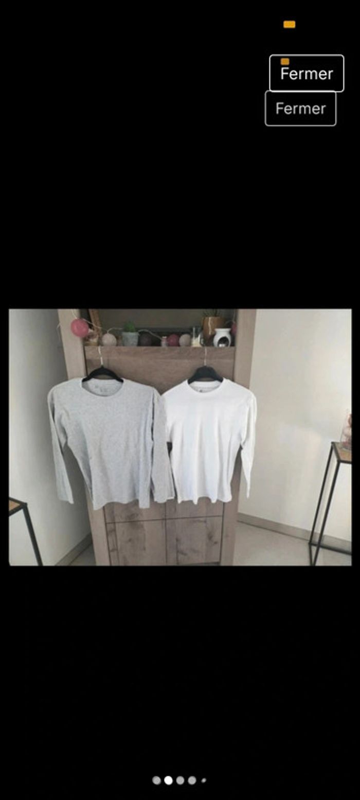 Tee shirts a manches longues mixte - photo numéro 2