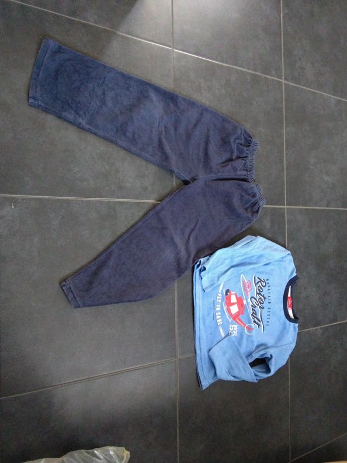 Pyjama 2 pieces bleu