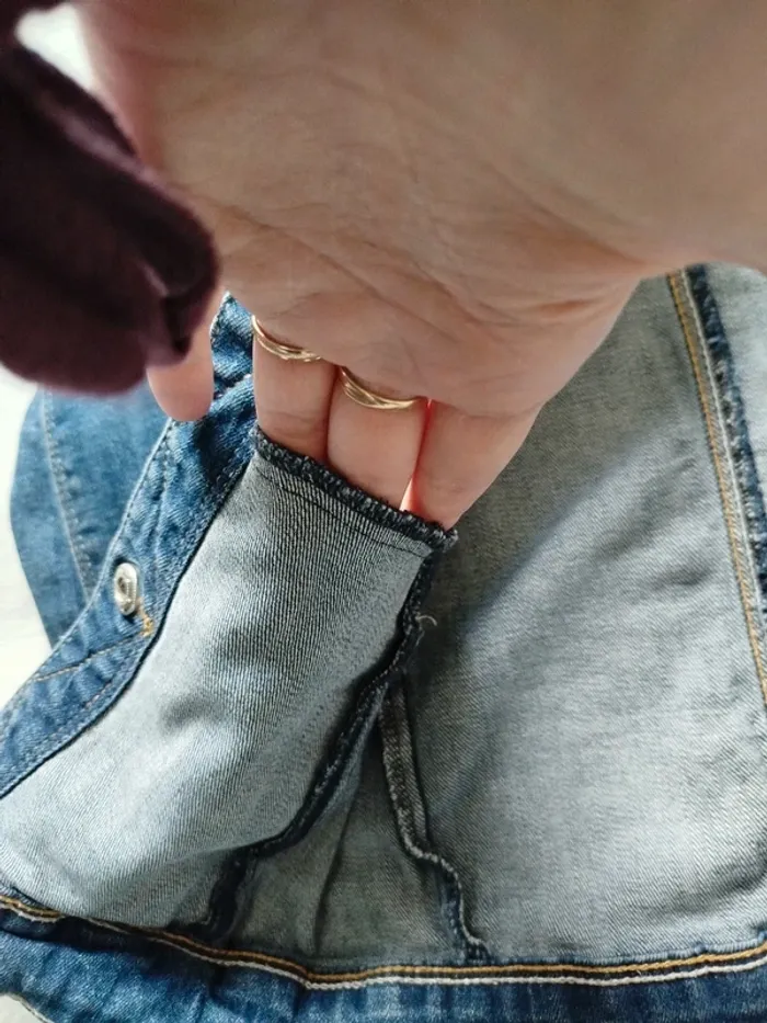 Veste en jeans à pressions Okaïdi 10 ans - photo numéro 4