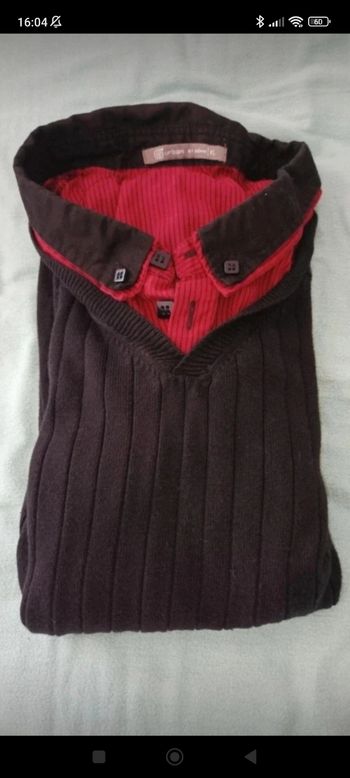 Pull col chemise Gémo