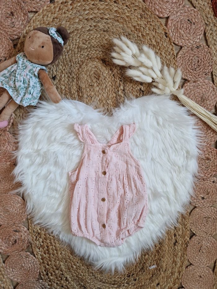 Barboteuse rose Gémo