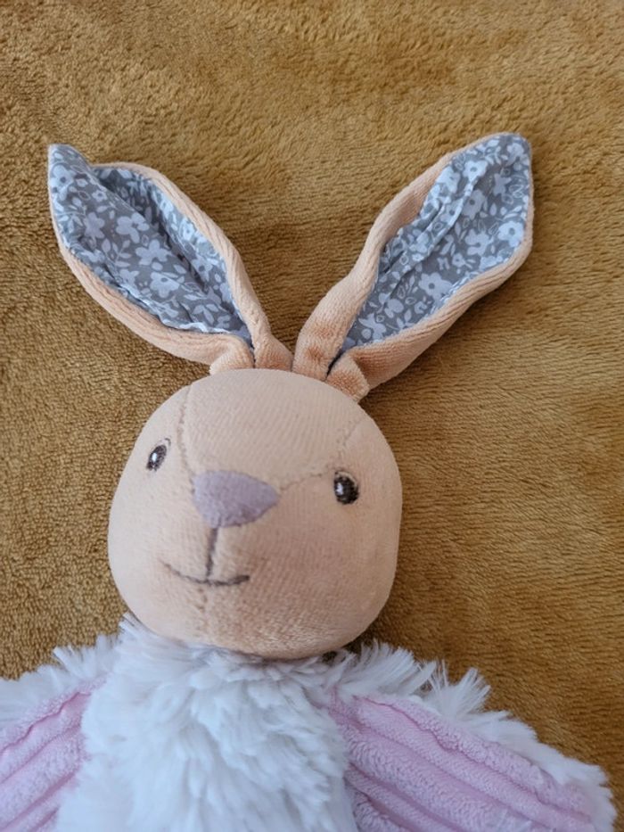 Peluche lapin côtelé - photo numéro 2