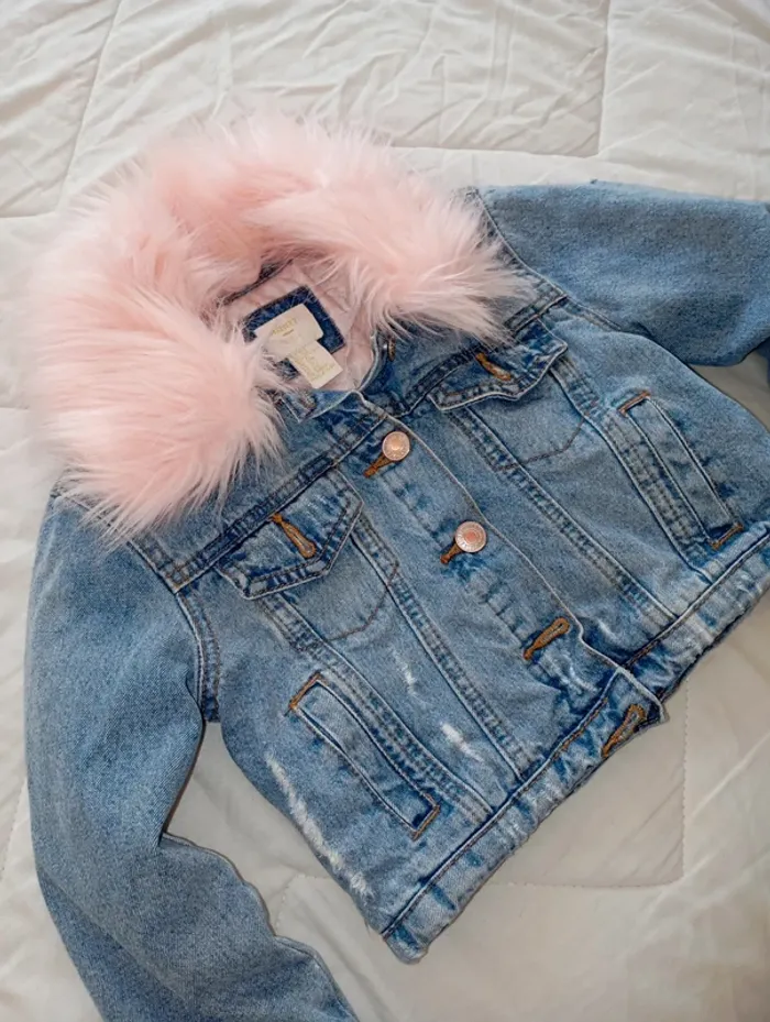 Veste jeans avec ou sans foururre - photo numéro 15