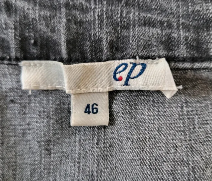 Veste en jean grise anthracite Ep Taille 44 46 - photo numéro 7