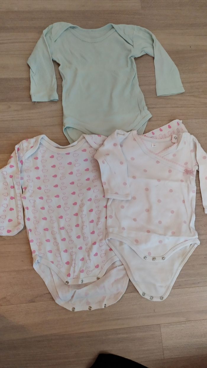 3 bodies manches longues - photo numéro 2