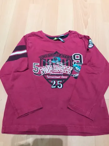 Tee-shirt 3 ans hockey