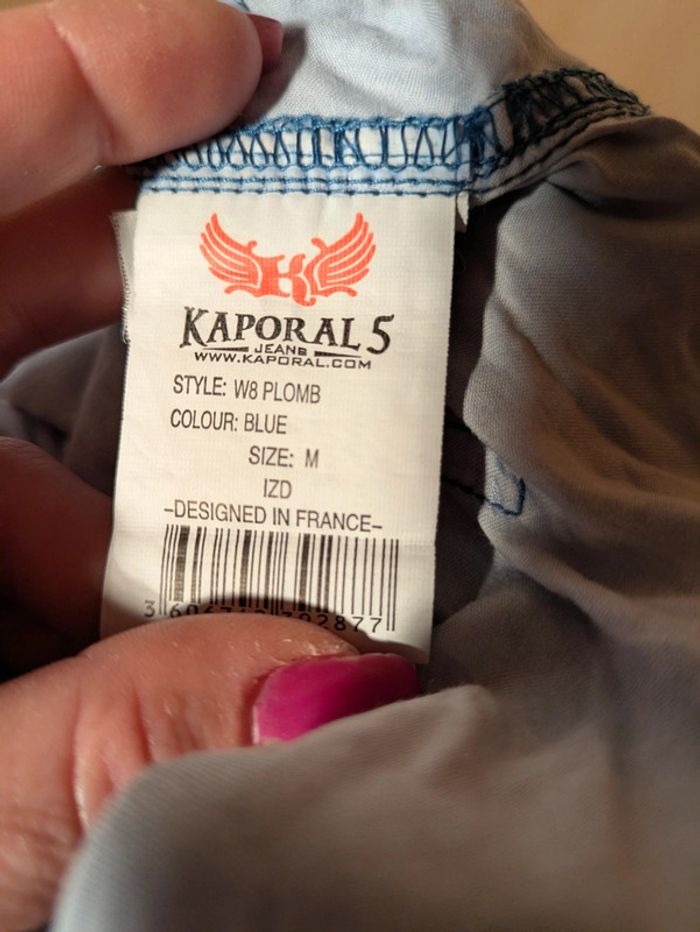 Combi short bretelle Kaporal bleu ciel M - photo numéro 8