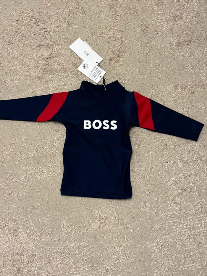 Haut t-shirt maillot de bain pour bébé garçon 6 mois BOSS - photo numéro 2