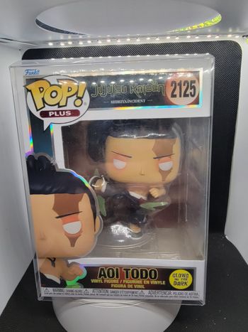 Pop Todo Aoi Black Flash Kick Jujutsu Kaisen + Protector