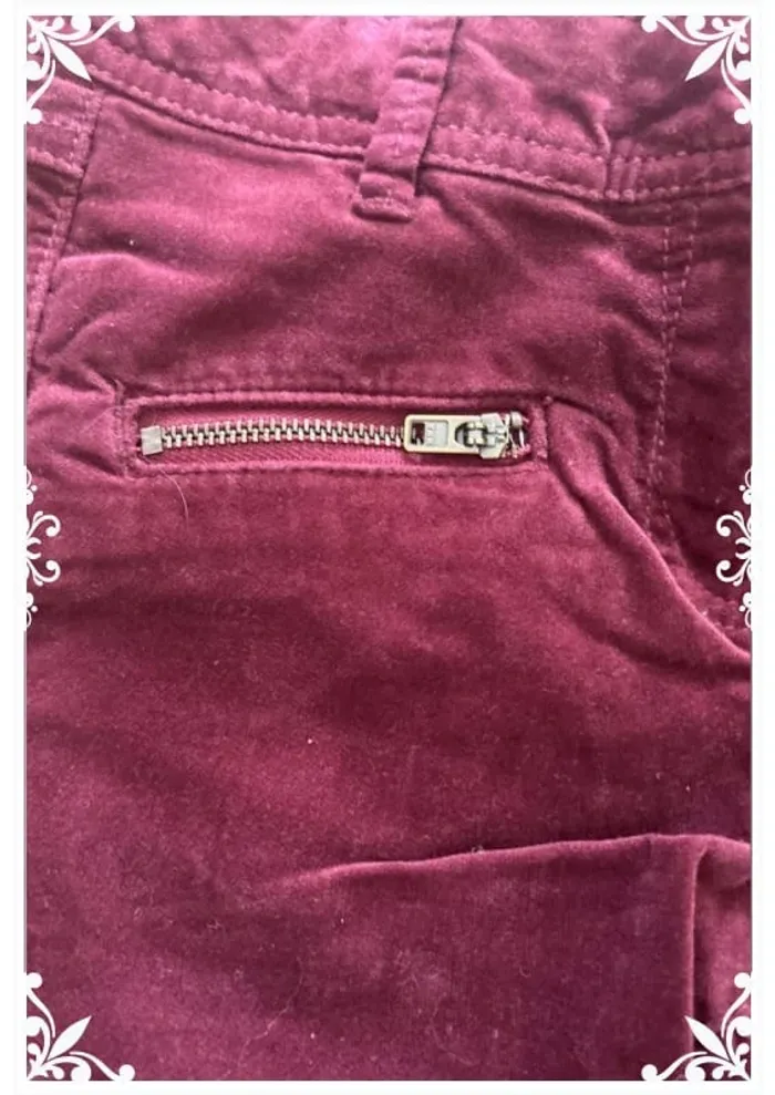 🍇 Pantalon skinny fit bordeaux KIABI Fille 12 ans 🍇 - photo numéro 5