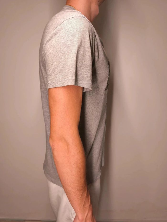 T-shirt Gap Homme Taille M Gris - photo numéro 3