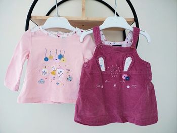 3 mois ensemble sergent major teeshirt et robe assortie porte 1 fois