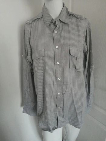 Chemise unies Devred gris taille L