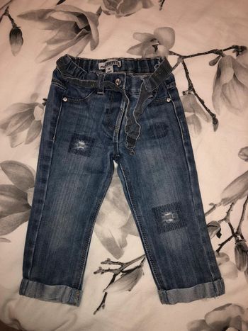 Jeans effet troué fille 18 mois la halle