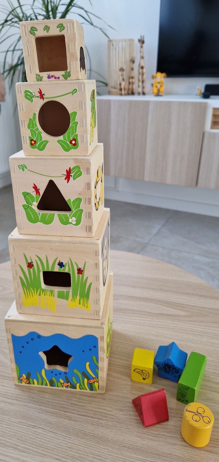 Jeu des formes, en bois - photo numéro 2