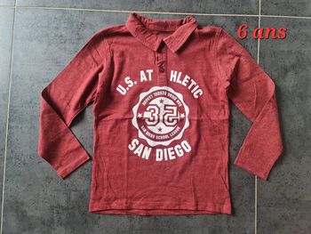 Polo manches longues 6 ans