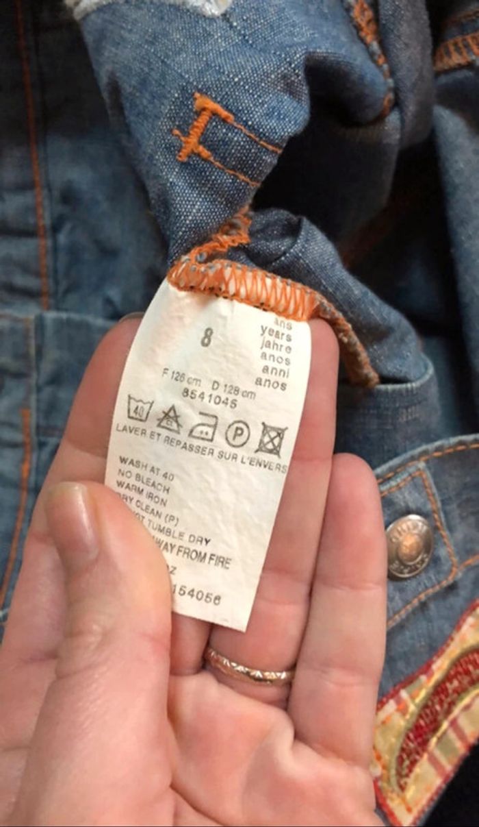 Veste en jean Chipie 8 ans - photo numéro 7