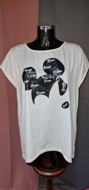 Tee shirt blanc tête de Mickey